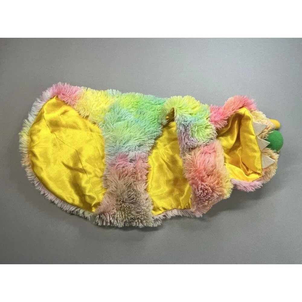 Skull & Bones Rainbow Muppet Monster Pet Costume Small Dog or Cat